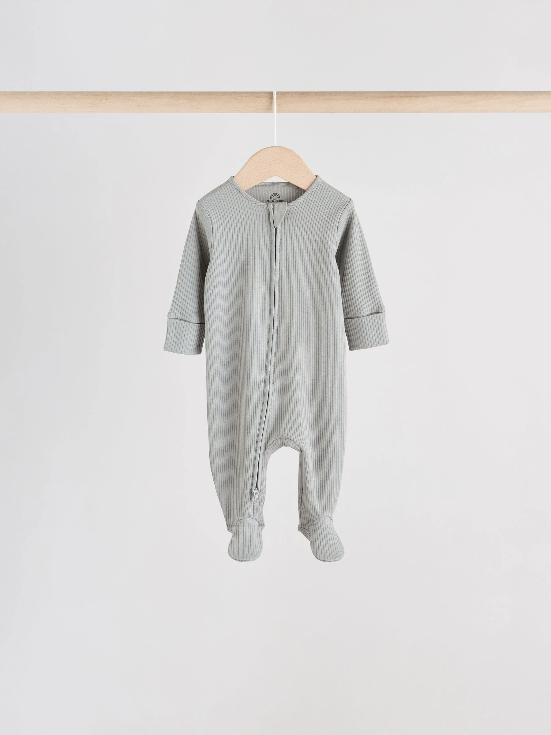 Blauw - Babypyjama's met tweewegrits (0-2jr)