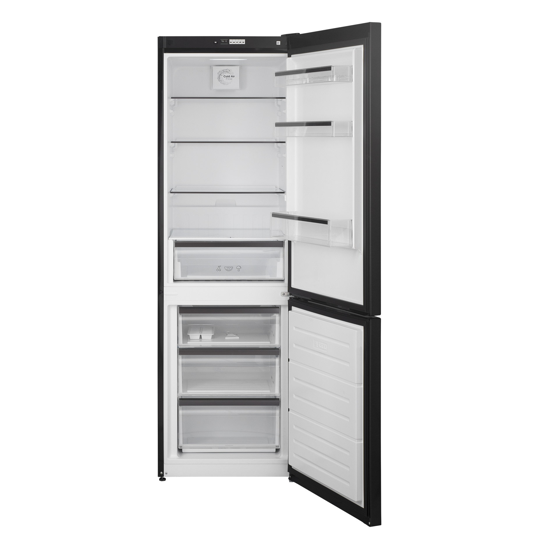 TECHNOLUX Kühl-Gefrierkombination TL-KG-186-D - schwarz - D
