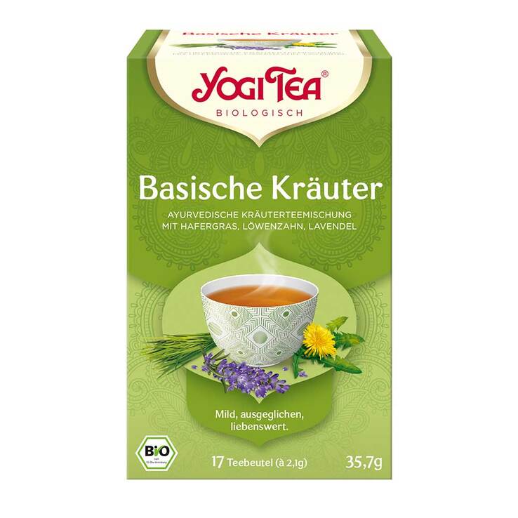Yogi Tea Basische Kräuter Teebeutel, 17X2.1 g