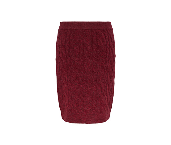 Strickrock, rot