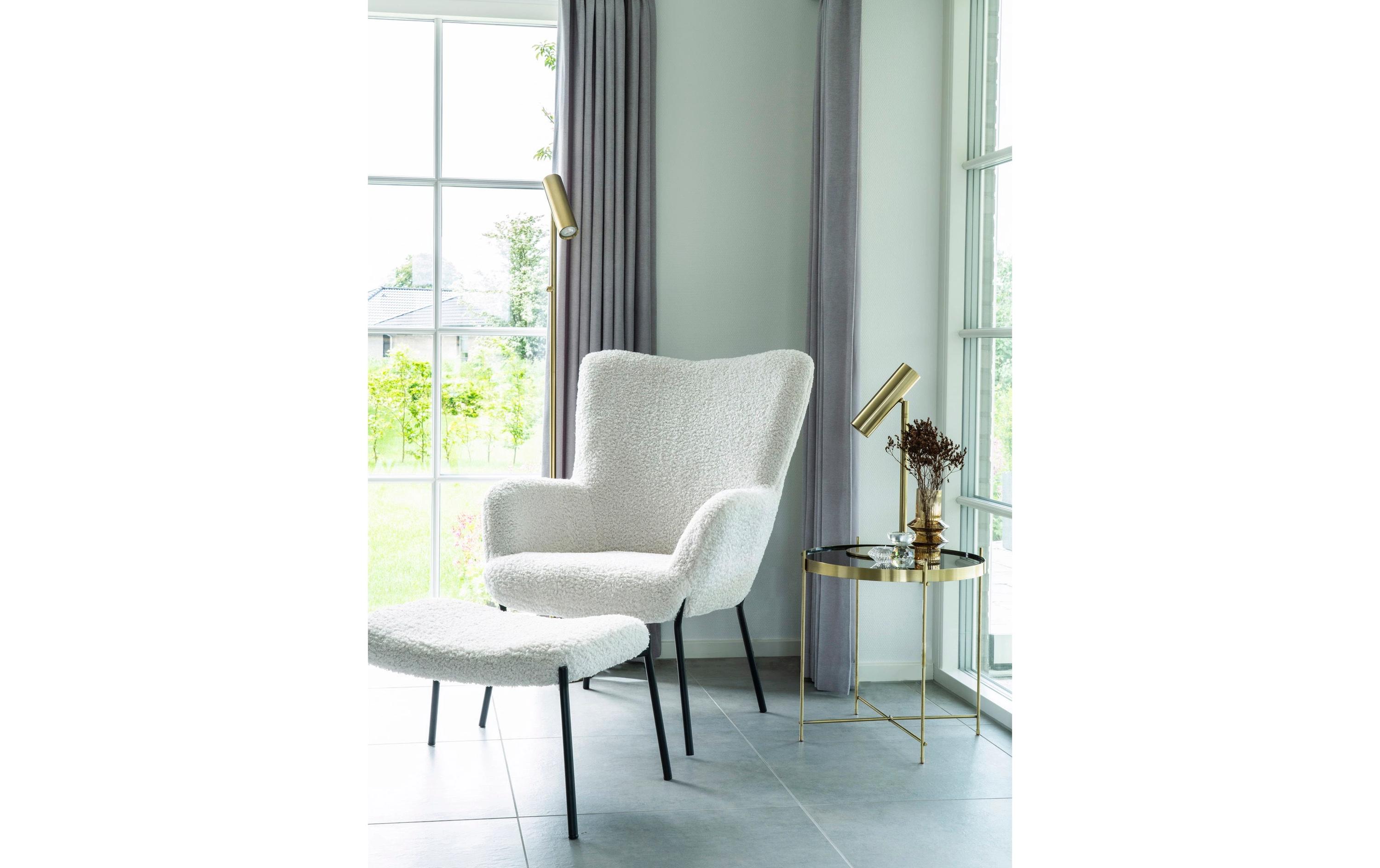 Hocker Glasgow WeissSitzbank