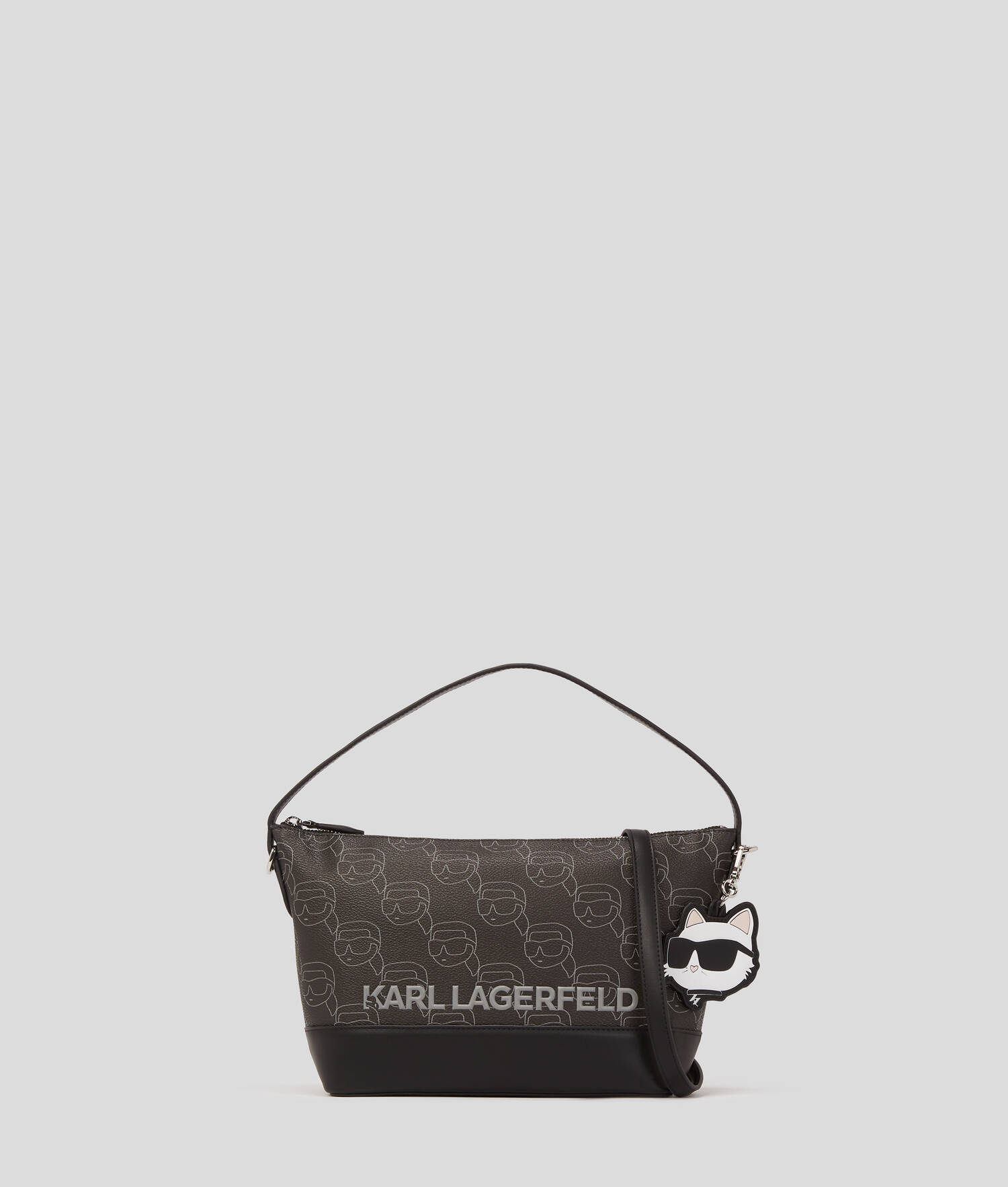 SAC BANDOULIÈRE IKON - NFT All Over Pattern Noir