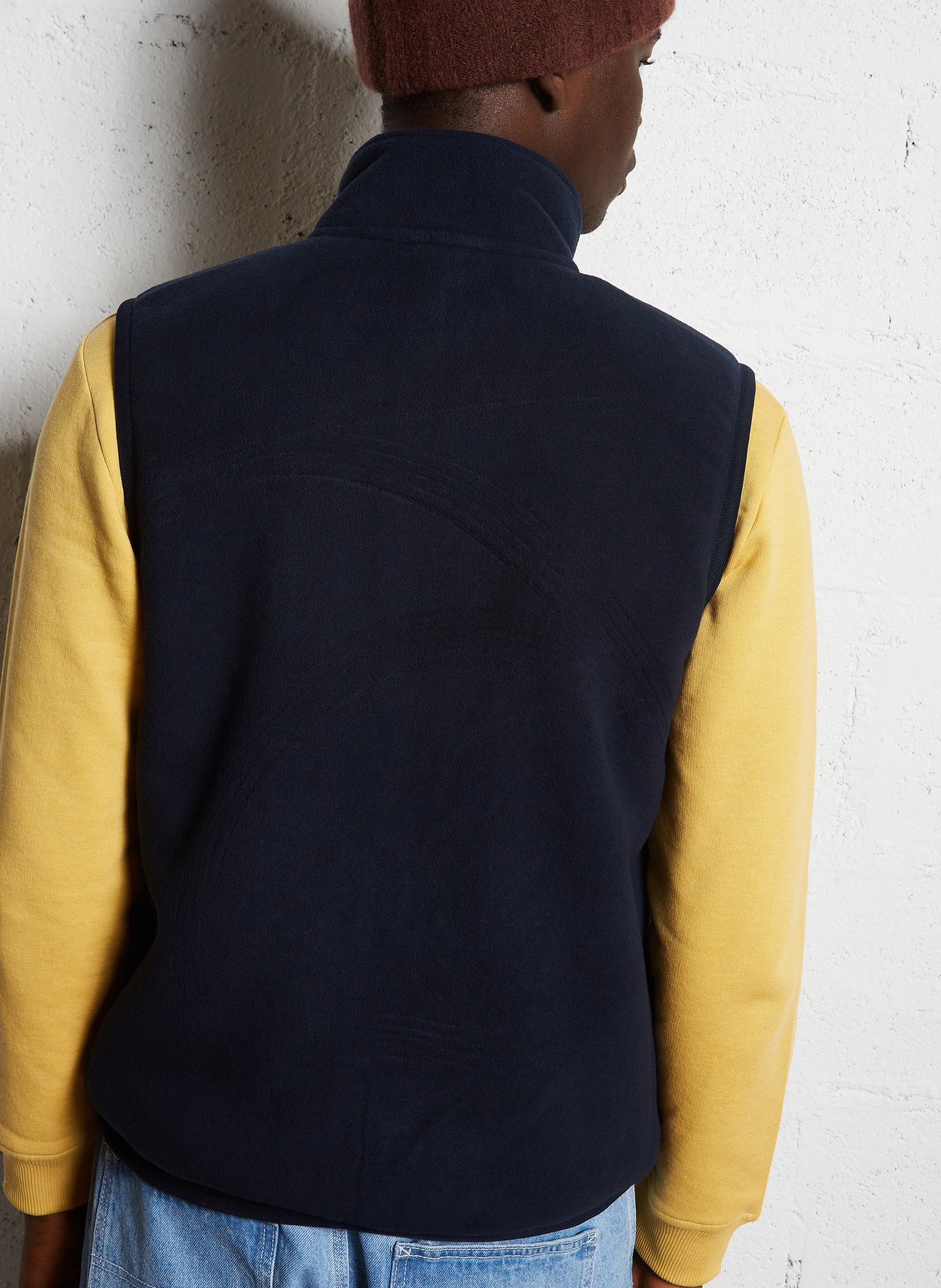 YANNICK SHERPA POLAR - Gilet col montant| Bleu