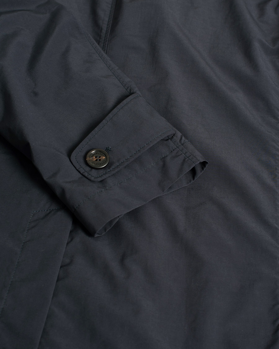 Brunello Cucinelli Unlined Nylon Car Coat Navy 48