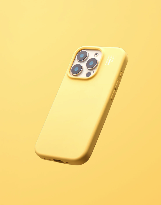 iPhone 15 Pro Max MagSafe Silikon Hülle Case Recycled (IDSIC-I2367P-516) - Soft Lemon