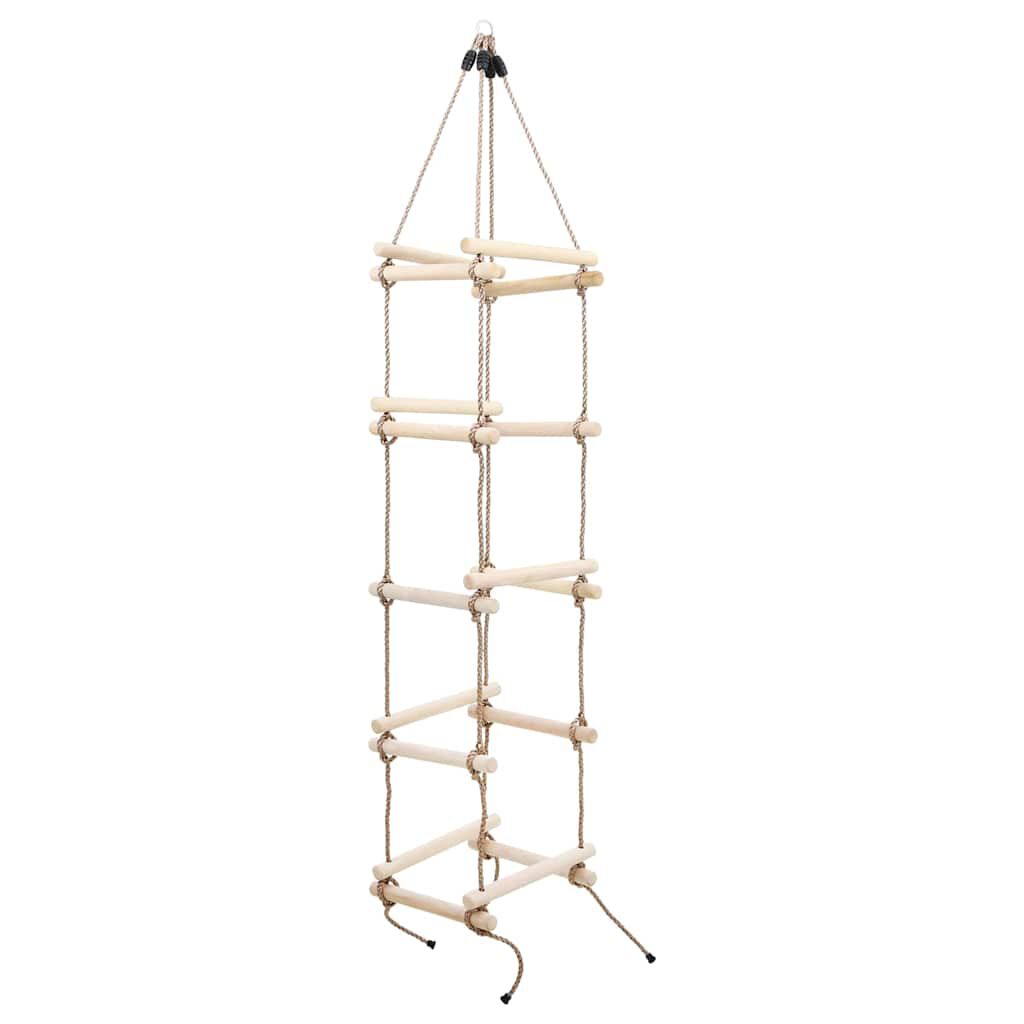 vidaXL Kindertouwladder 200 cm hout