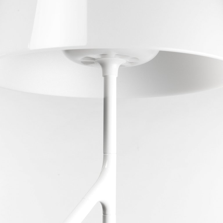 Foscarini Birdie Lettura vloerlamp met aan-/uitschakelaar wit