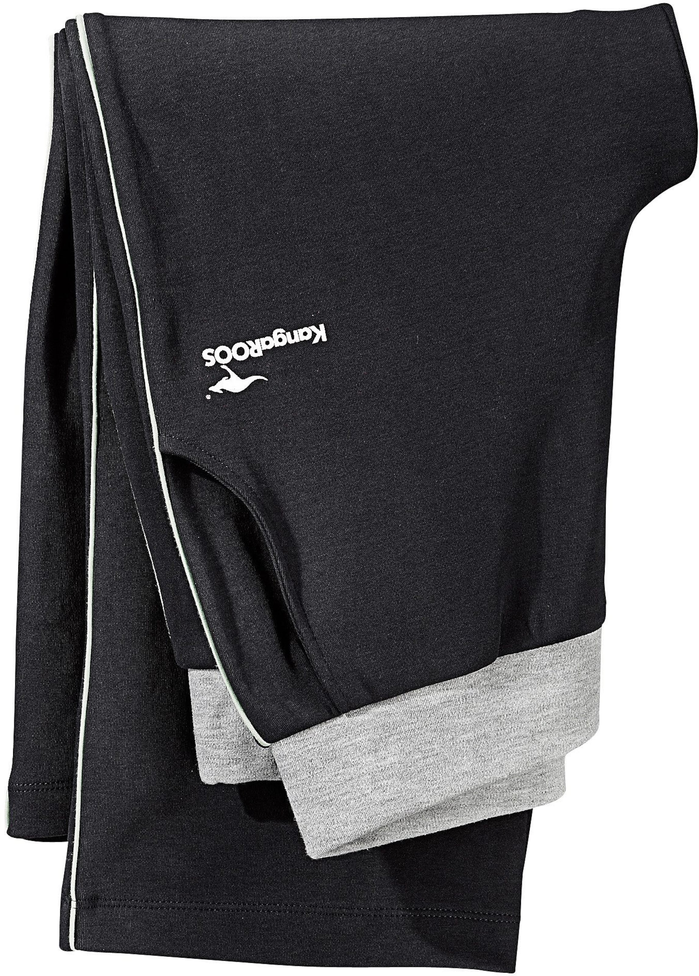 KangaROOS Relaxhose in schwarz-weiß-weiß