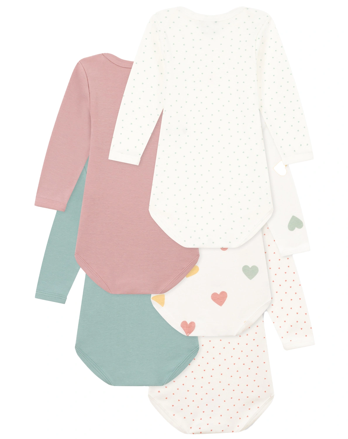 Langarmbody HEARTS in bunt