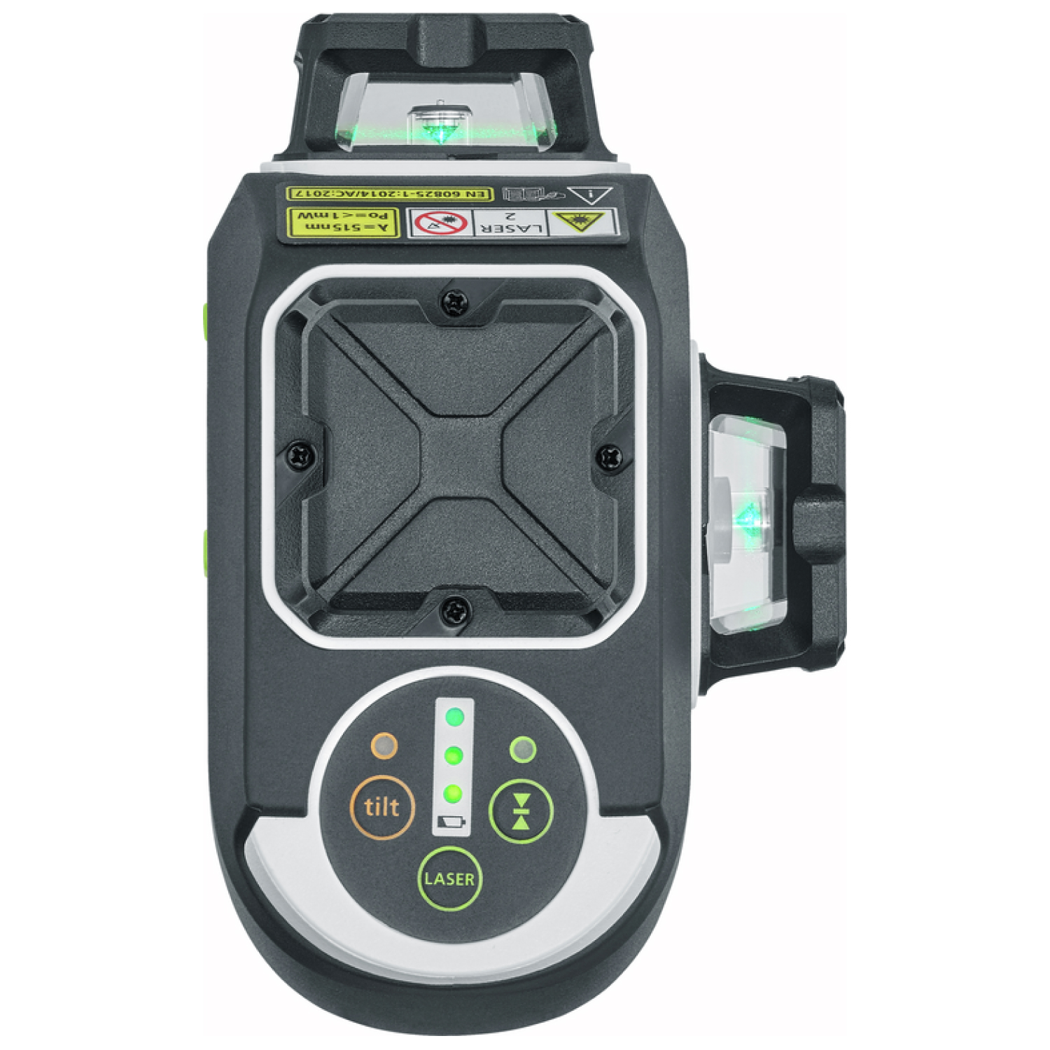 Laserliner MasterPlane-Laser 3G Pro 360° Kruislijnlaser set in L-boxx - 3 lijnen - groen - 3x 55m - IP64
