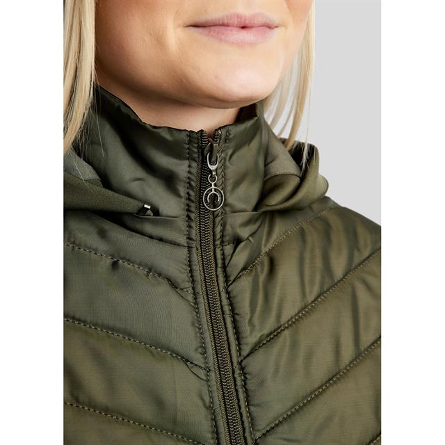 Jas Montar MOEliza Hybrid Gun Metal Donkergroen