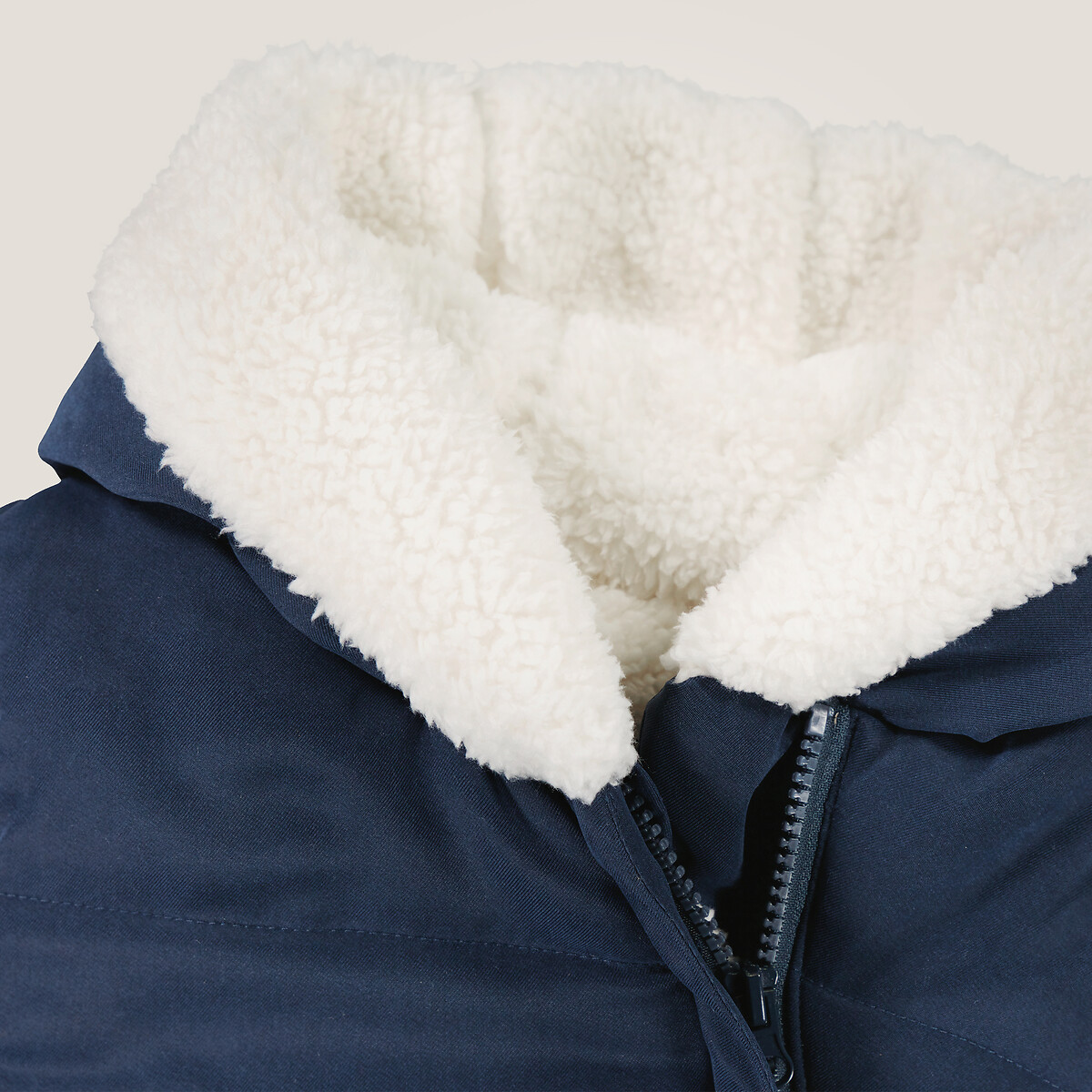 COLEÇÕES LA REDOUTE<br>Conjunto de duas peças estilo aviador, quente, com capuz