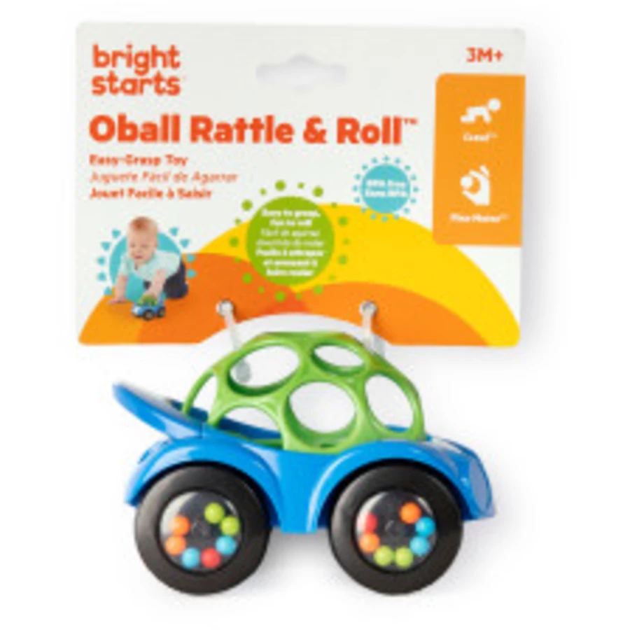 Bright Starts Spielzeugauto, Rattle & Roll Buggie™ , blau