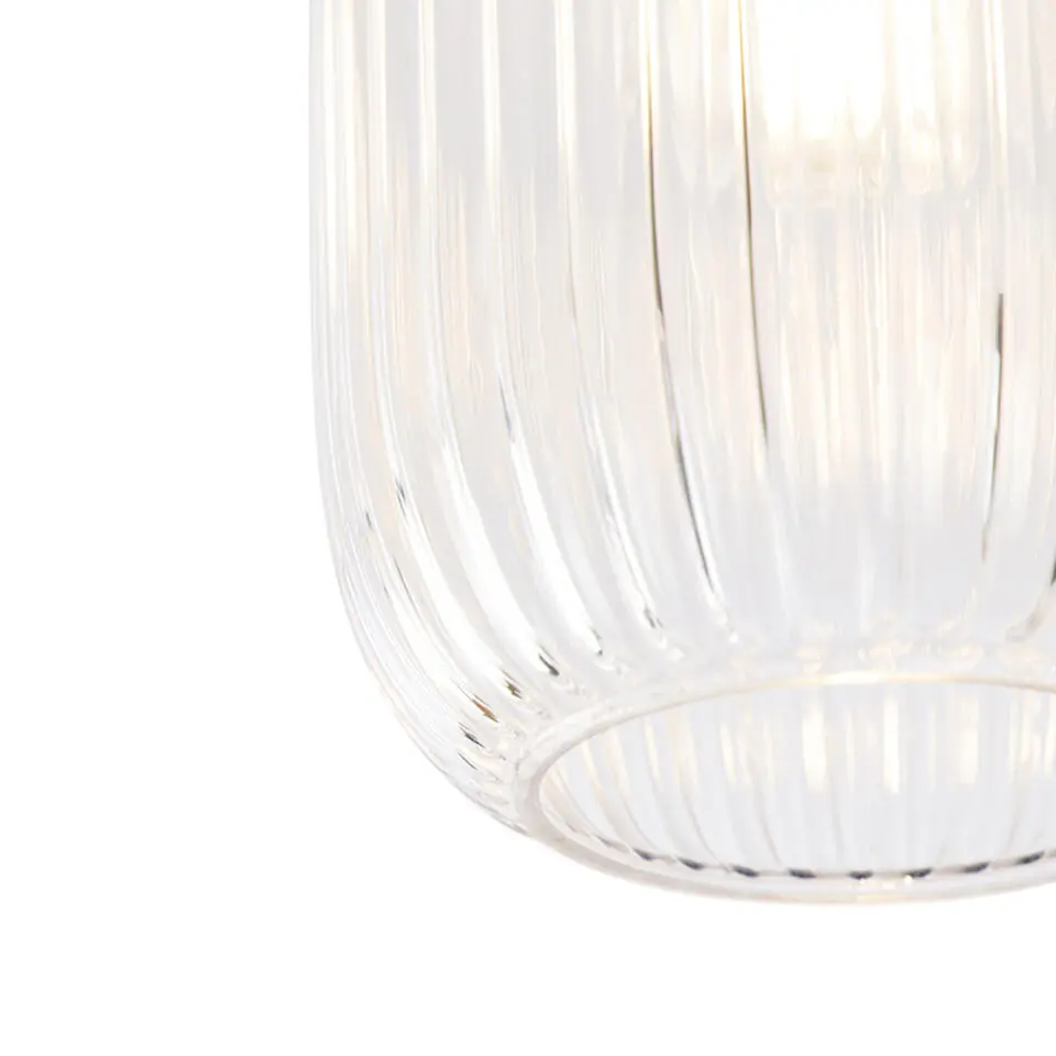 Qazqa plafondlampen banci goudkleurig e27
