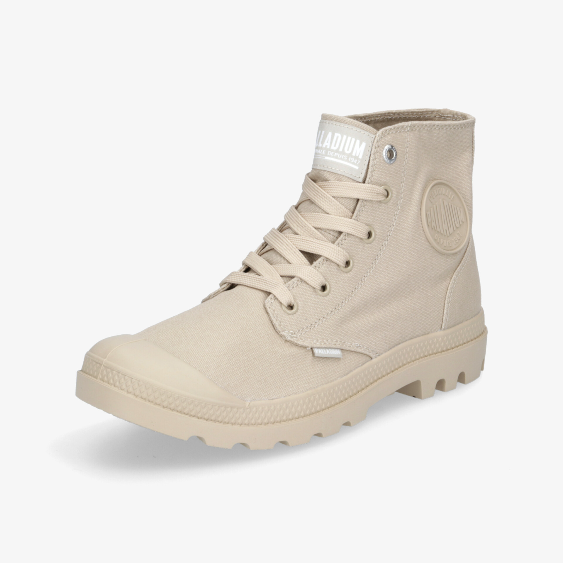 PALLADIUM MONO CHROME Herren Leinenschuhe beige