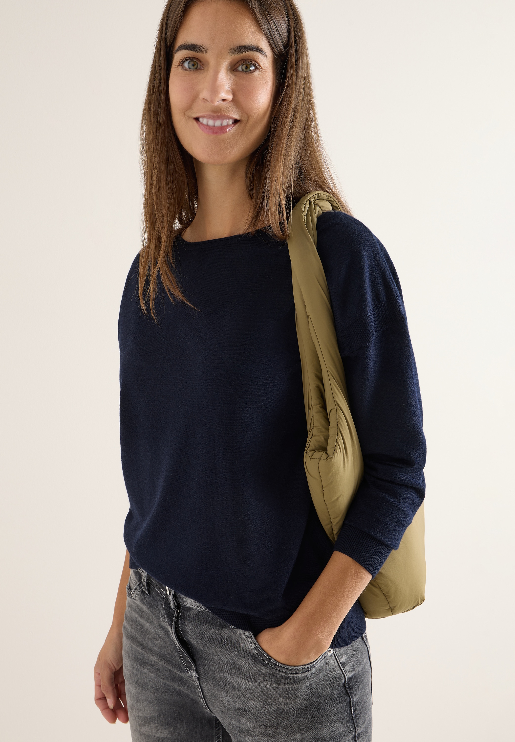 Cecil Strickpullover , mit Strukturdetail