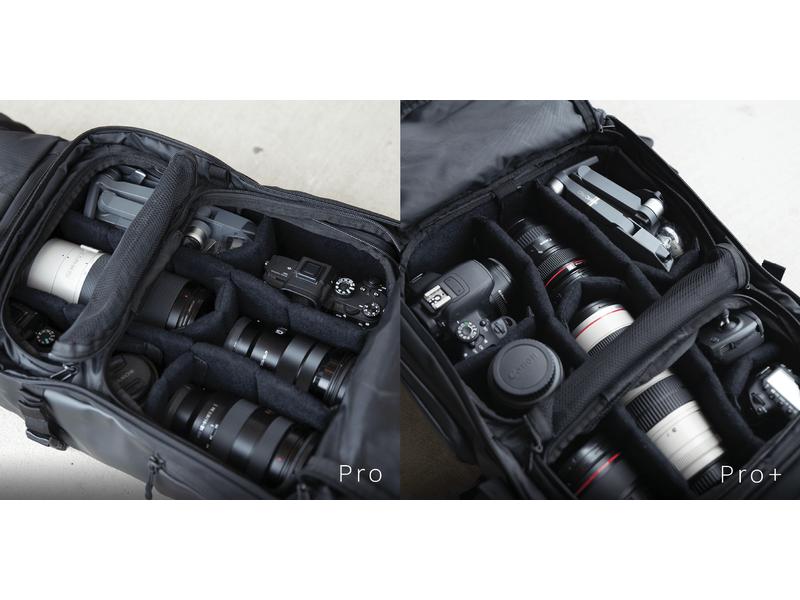 Wandrd Kameratasche Camera Cube Pro Schwarz Polstereinsatz Pro für PRVKE 21