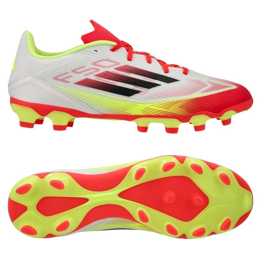 adidas F50 League MG Pure Victory - Blanc/Noir/Jaune