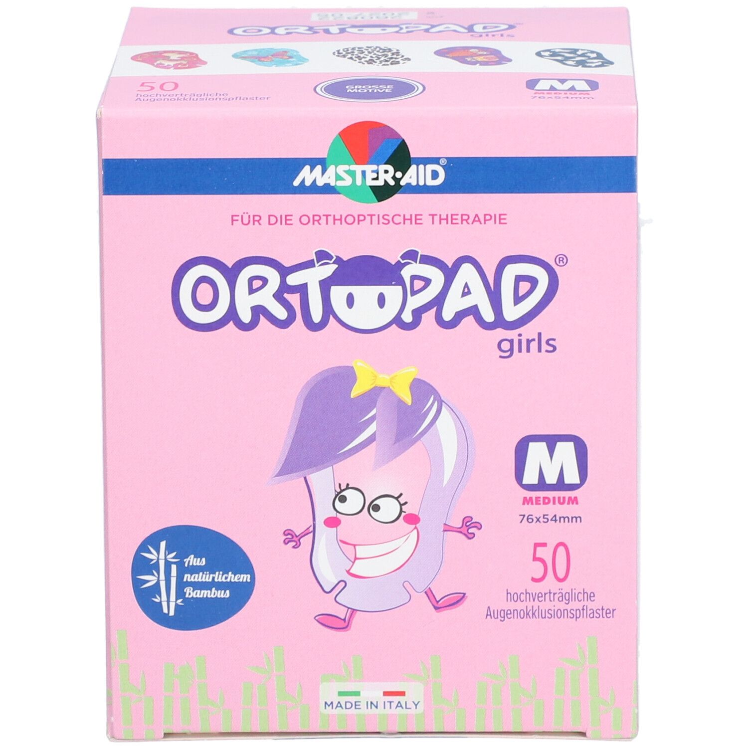 ORTOPAD for girls medium Augenokklusionspflaster