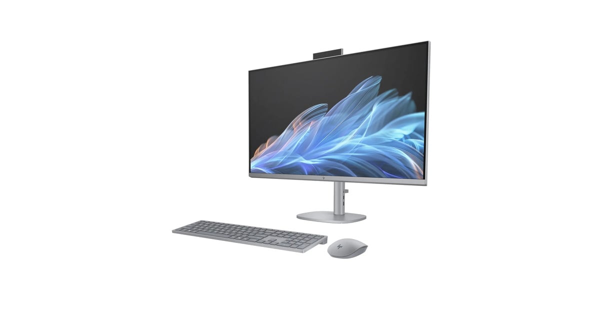 HPOmniStudio X 32-c0090nd (AM3L6EA) all-in-one pc  (Zilver | Core Ultra 7 155H | RTX 4050 | 32 GB | 2 TB SSD)