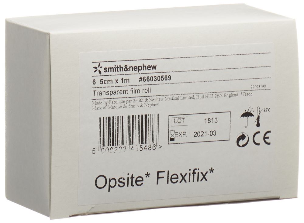 OPSITE FLEXIFIX transparente Folie 5cmx1m Rollen 1 Stk