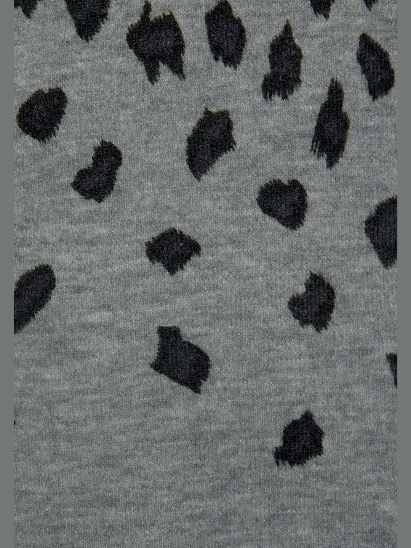 Pull en tricot pull à encolure ronde, imprimé animal