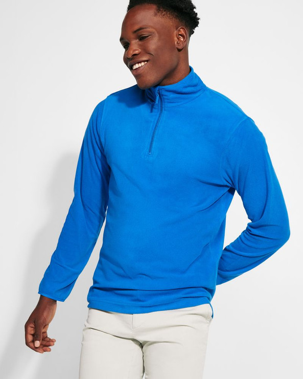 Roly SM1095 - Veste Polaire Microfibre avec Demi-Zip et Protection Menton