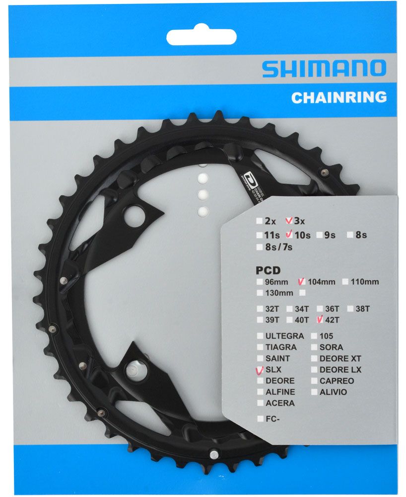 Shimano SLX Kettenblatt für FC-M670 42/32/24 Zähne kaufen | Bike-Discount