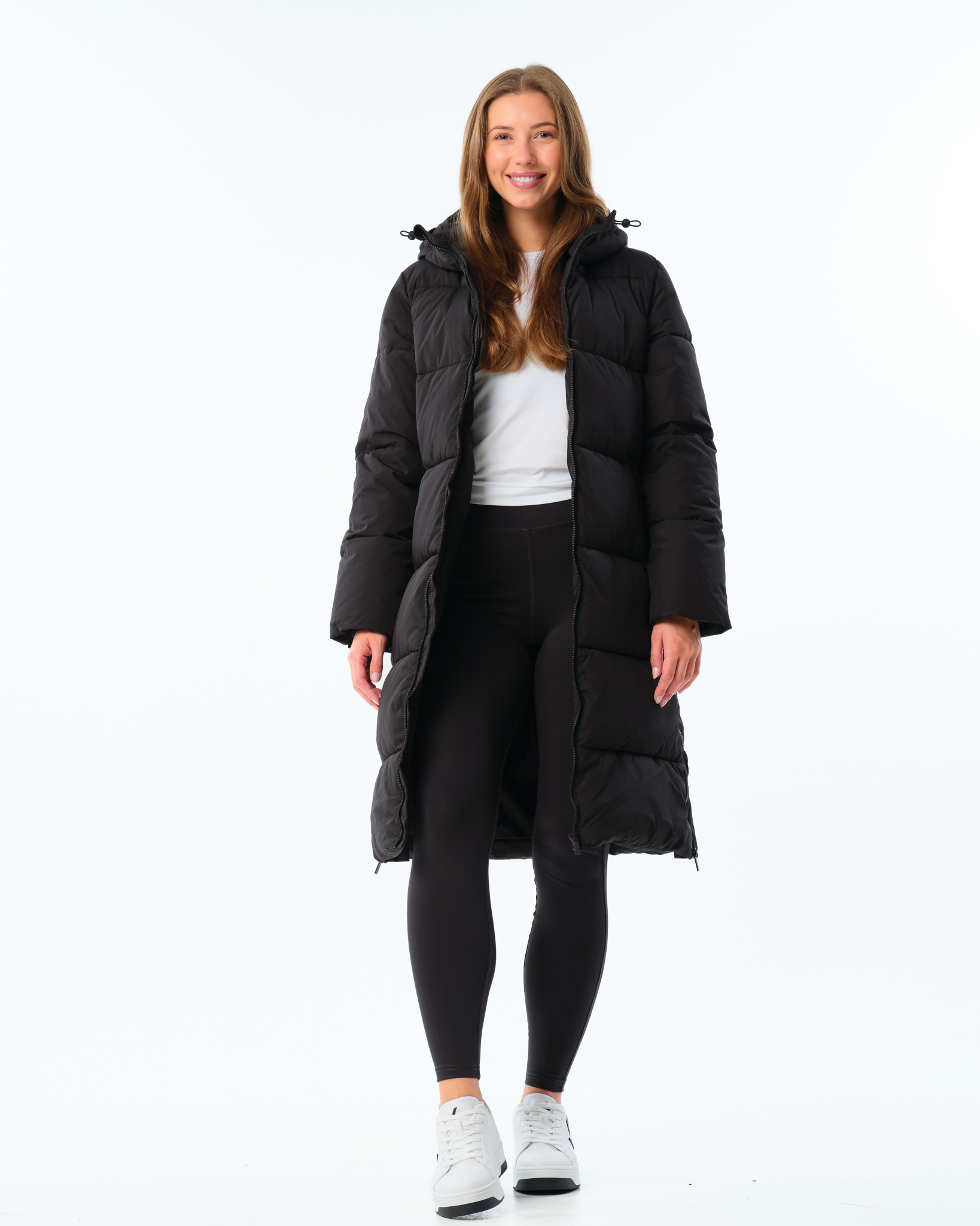 LEVITY Agnes Long Puffer Parka Black