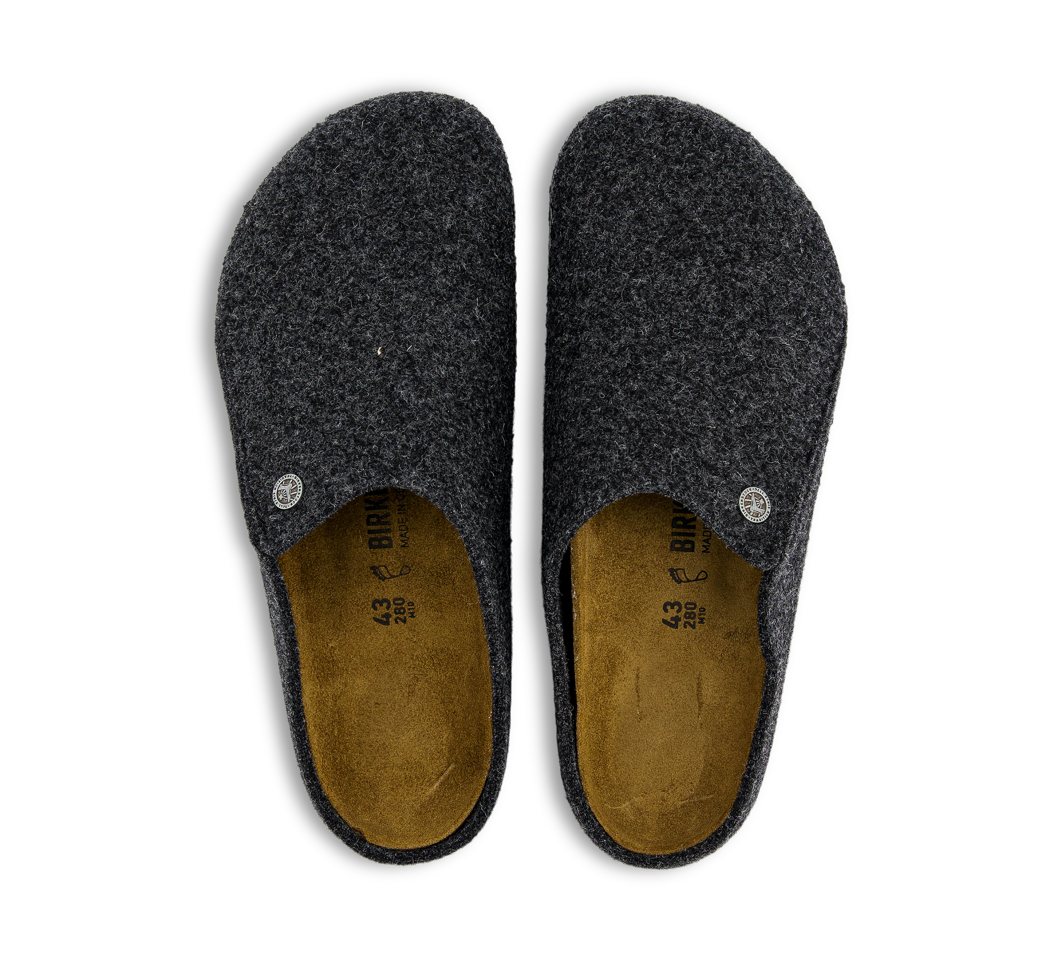 Birkenstock Zermatt - Geschlossene Hausschuhe grau