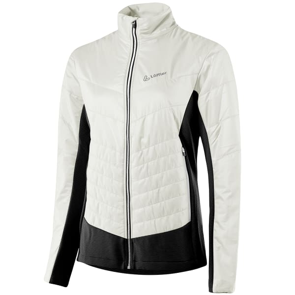 Veste ski de fond LÖFFLER W HYBRIDJACKET PL60 CREME WHITE