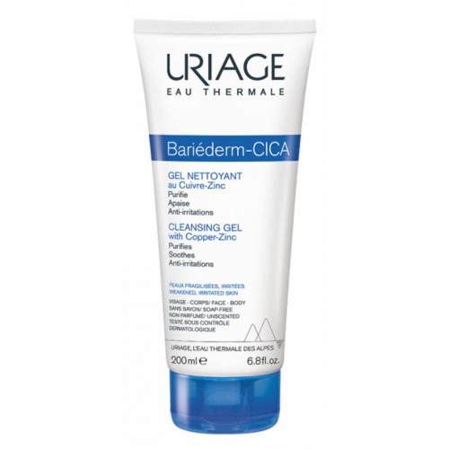Uriage Bariéderm-Cica Gel de Limpeza 200ml