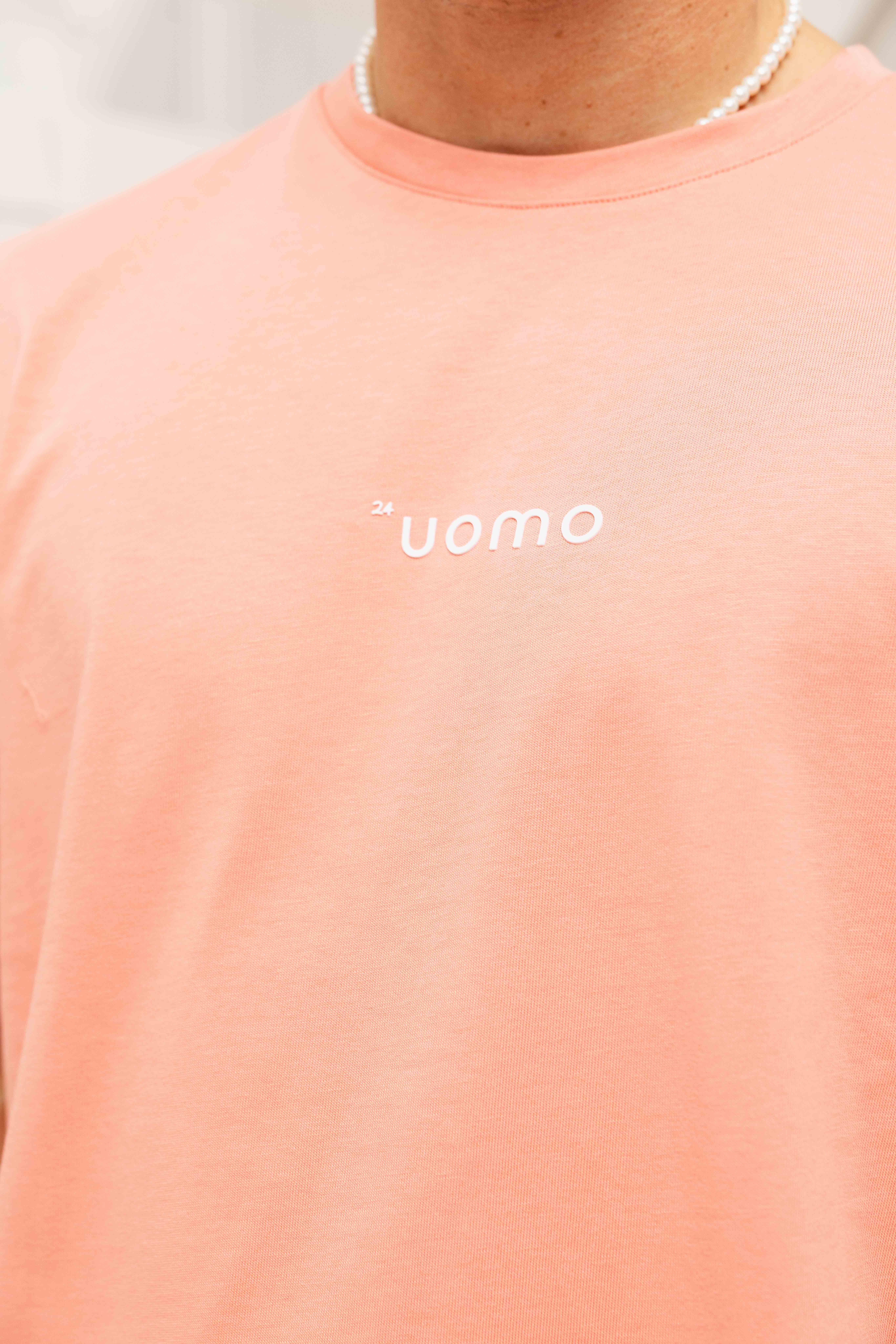 24 Uomo Basic Zomerset Heren Perzik