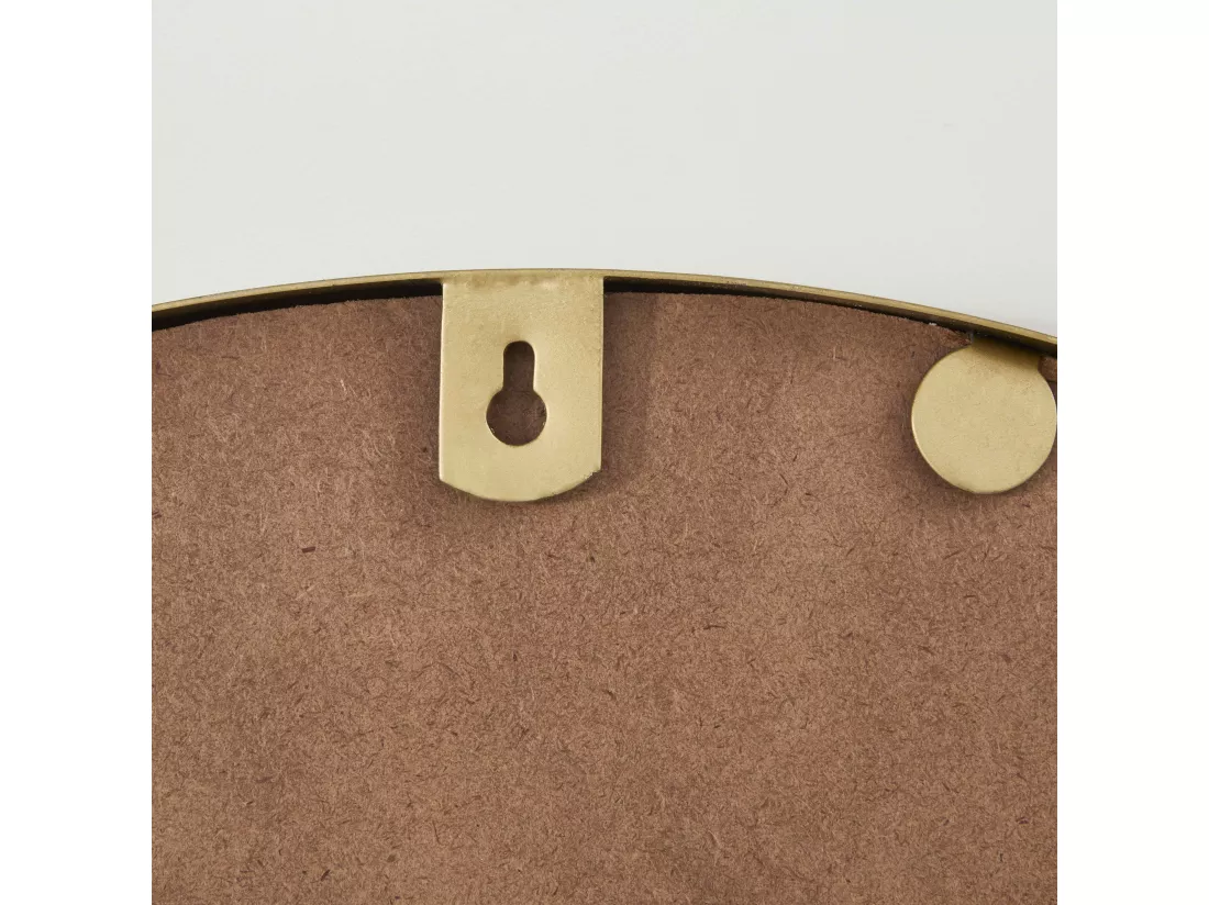 Miroir avec détail en métal émaillé 67 cm
