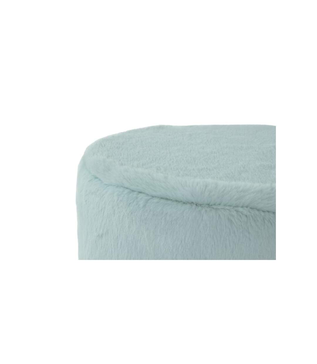 Paris Prix - Pouf Rond Design nona 44cm Bleu Clair