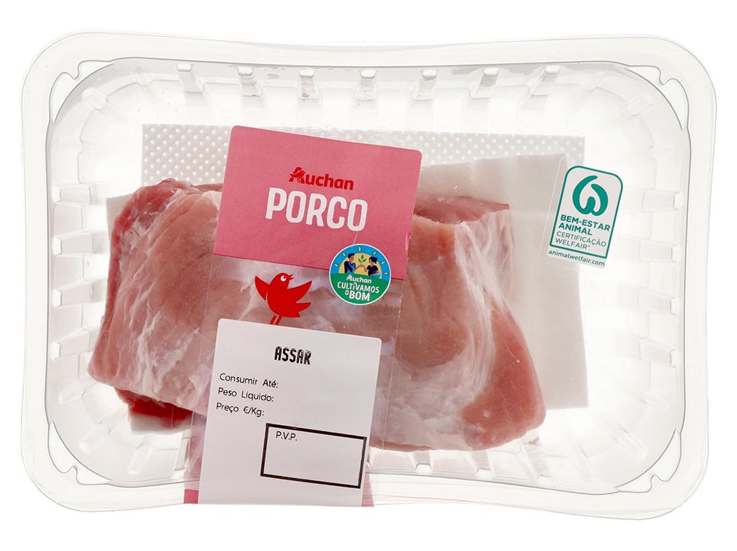 ASSAR PORCO AUCHAN CULTIVAMOS O BOM KG