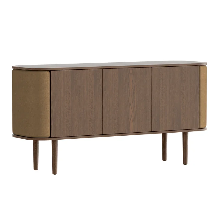 Umage - Treasures Sideboard mit 3 Türen, Eiche dunkel / sugar brown