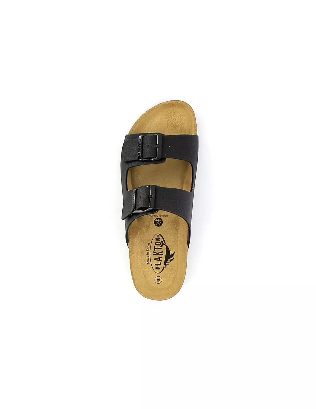 PLAKTON BOSTOCK MEMORY FORM CHICA - Sandales, mules & nu-pieds Noir