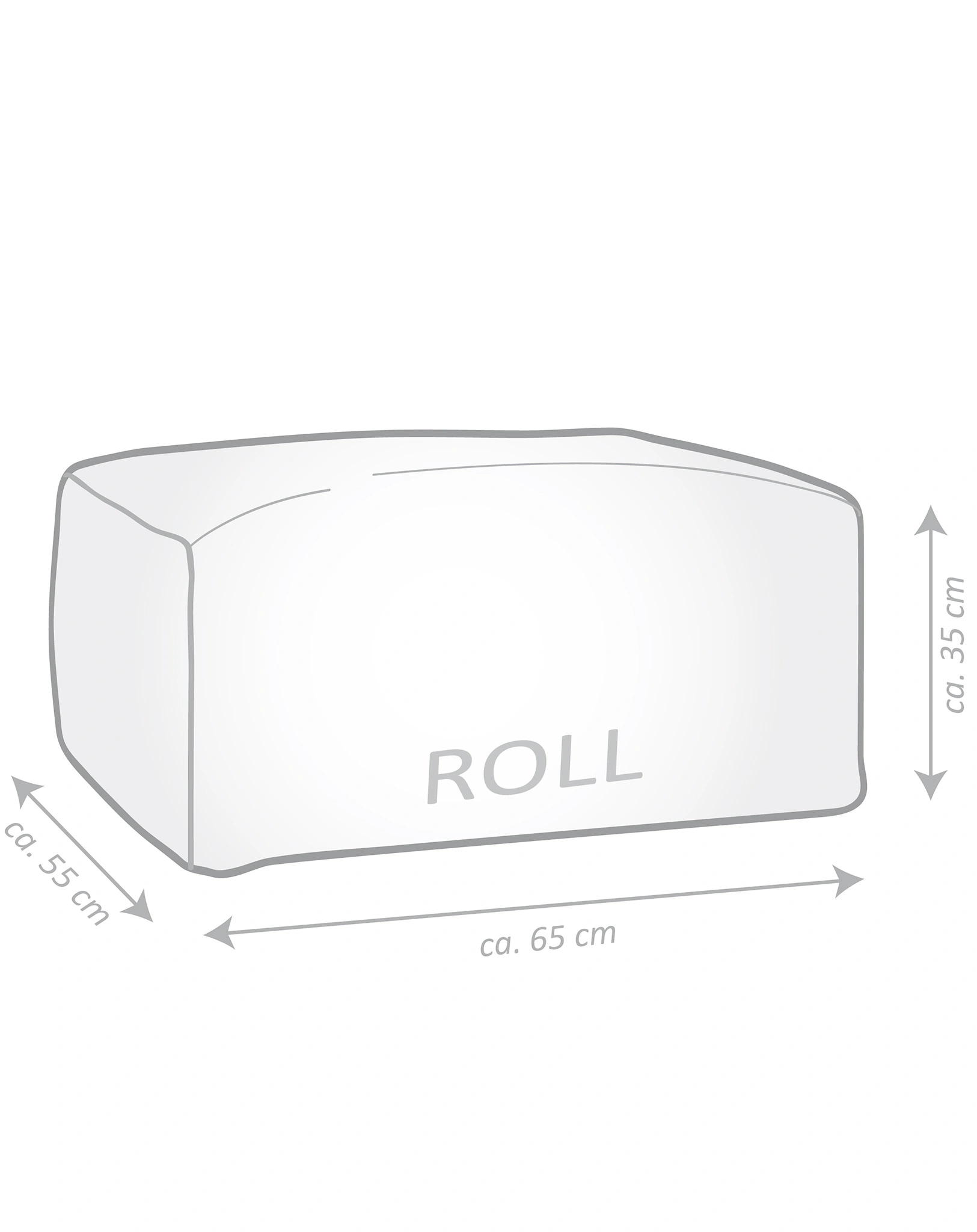 Sitzsack SANTORIN Roll (Farbe: grün)