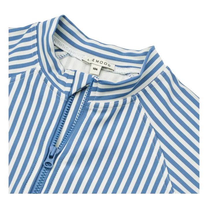 Liewood Combinaison Anti-UV Max Rayée | Bleu