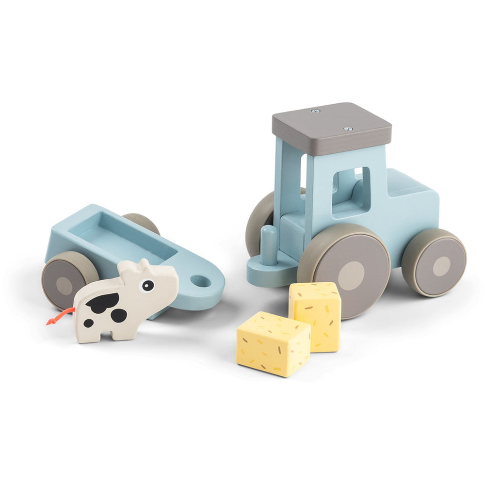Køb DonebyDeer Blue Tiny Farm Traktor Dotti