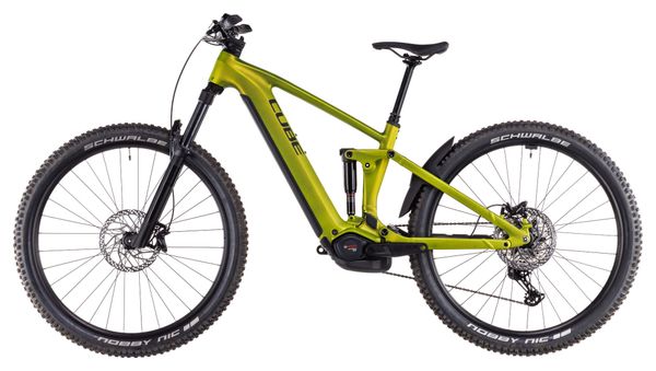 VTT Électrique Tout-Suspendu Cube Stereo Hybrid One44 EX 800 Shimano Deore/Deore XT 12V 800 Wh 29'' Vert Lizard 2025