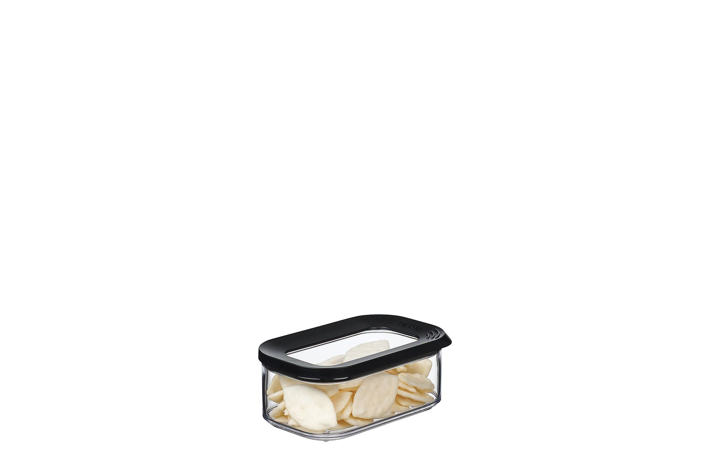 MEPAL MODULA Vorratsdose - Schwarz, Transparent / B: 14.5 cm x T: 9.0 cm x H: 6.0 cm