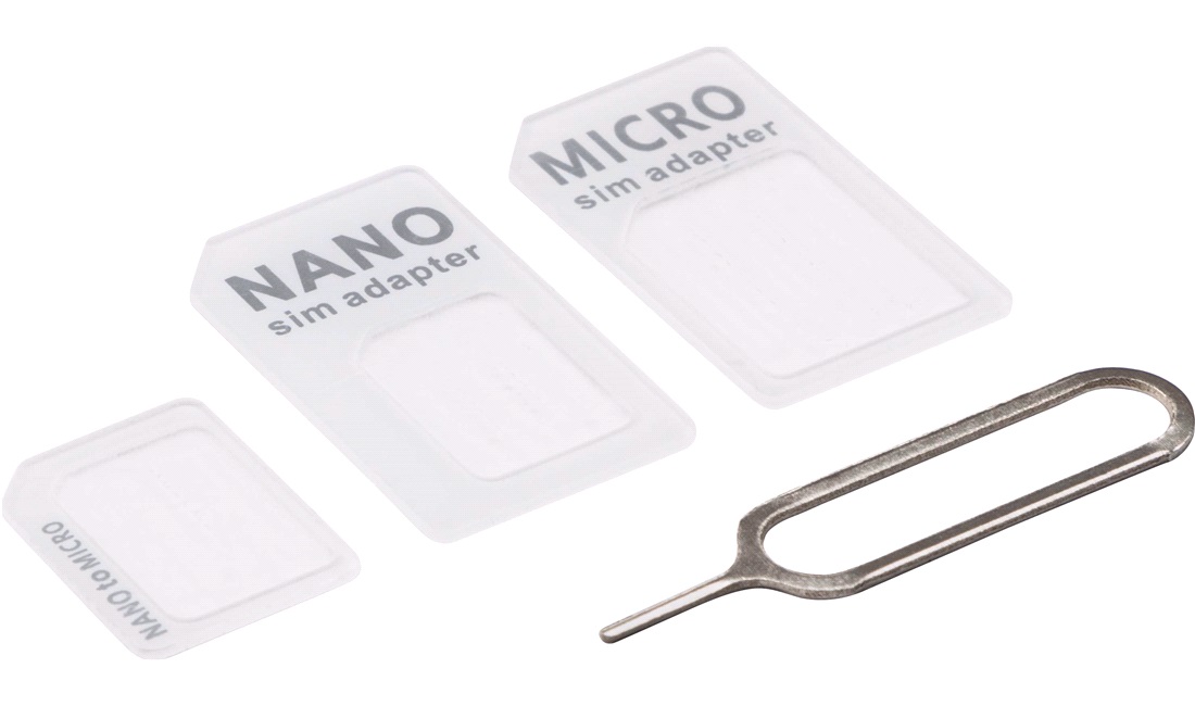 Simkortadapter 3-i-1 Nano-Micro-Sim
