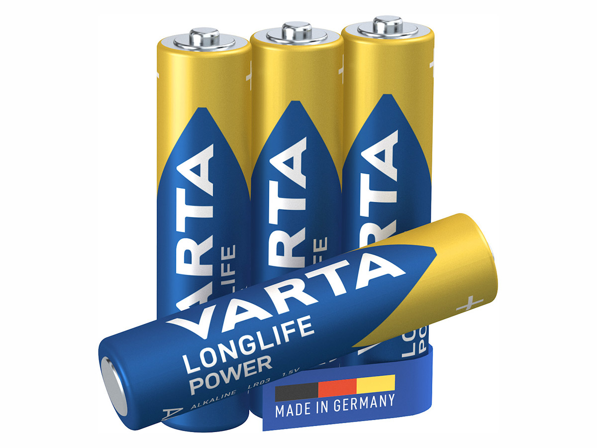 Varta Longlife Power AAA batterijen - 4 stuks