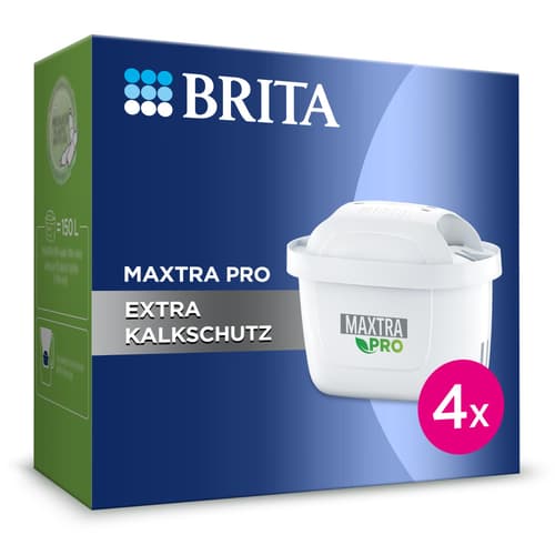 BRITA Wasserfilter Kartuschen MAXTRA PRO Extra Kalkschutz (4er Pack)