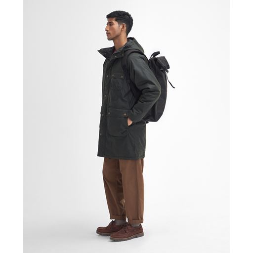 Barbour Winter Wax Parka Frakke, Fern, M