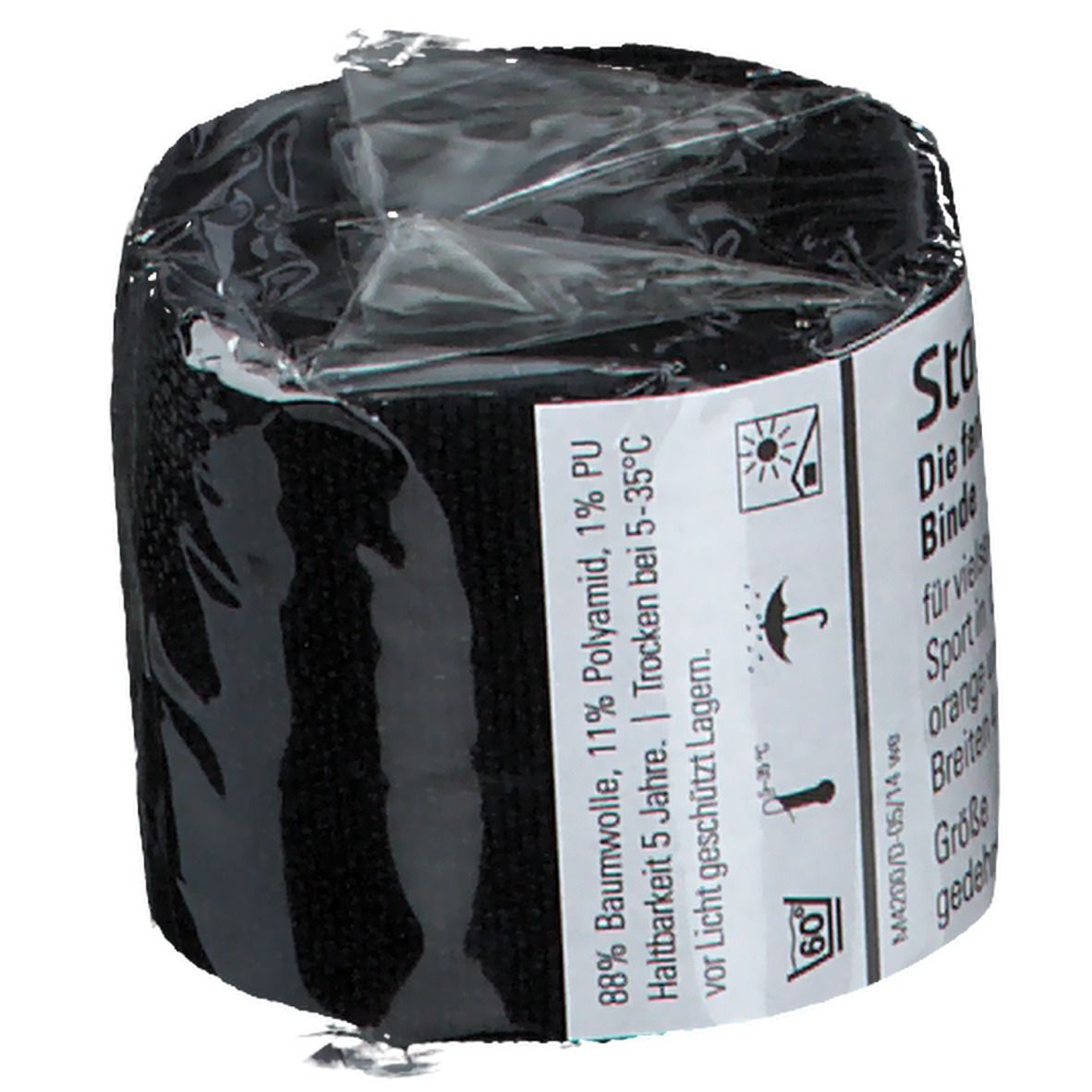 BORT StabiloColor® Binde 4 cm schwarz