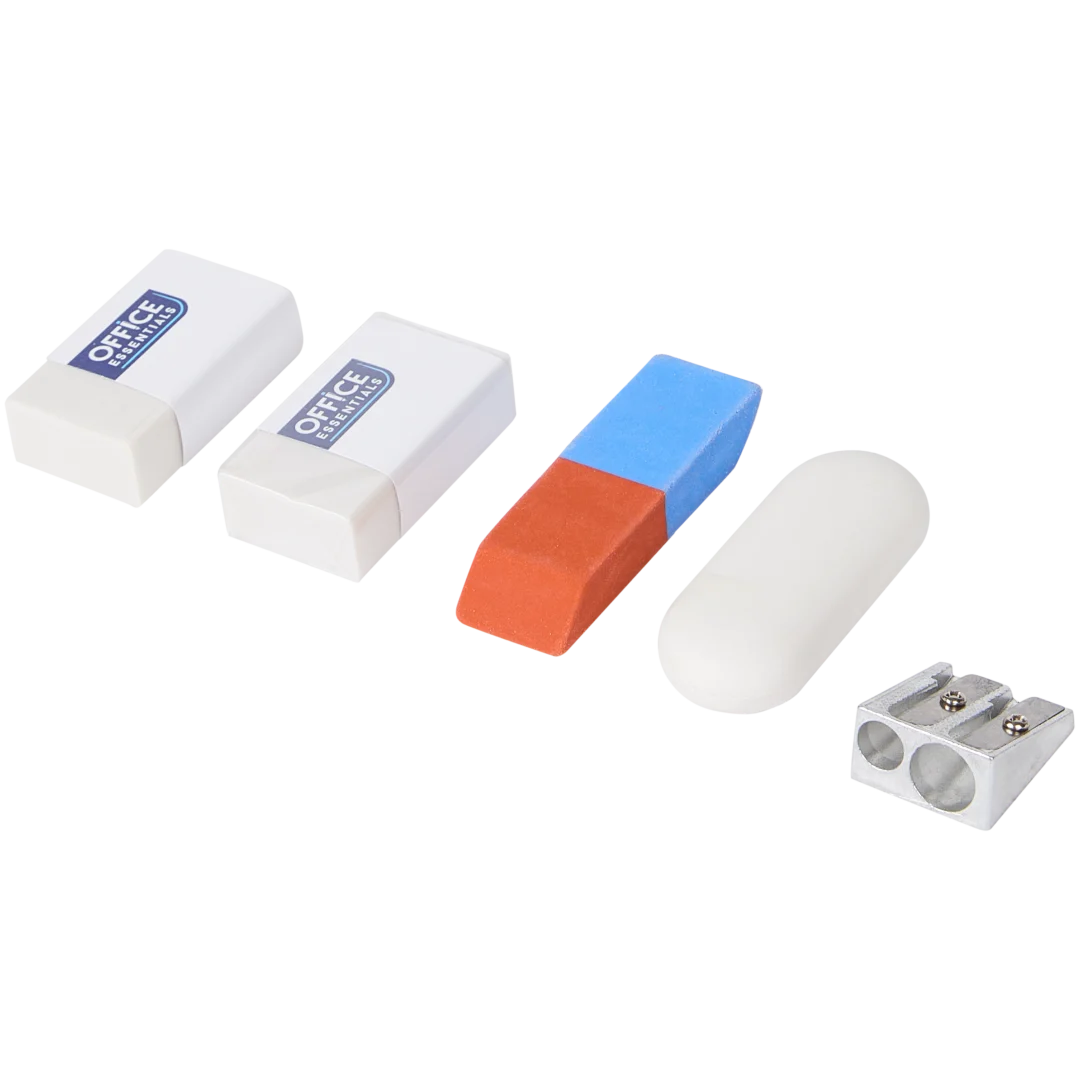 Gommes et taille-crayon Office Essentials