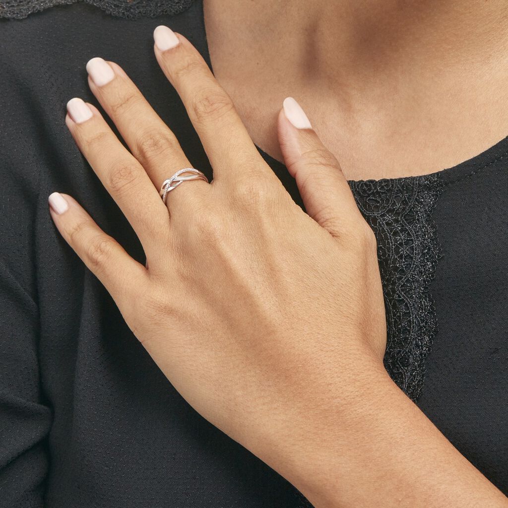 Bague Omnia Or Blanc Diamant